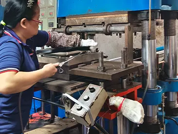 Custom mold design and compression molding for silicone products