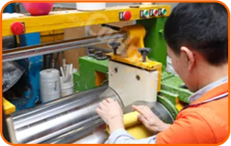 raw silicone material mixing in factory