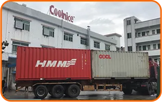 silicone products being loaded for shipment