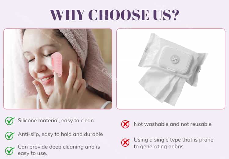 Silicone Finger Brush for Skincare – Deep Cleansing, Anti-Slip, Easy to Clean and Convenient for Travel