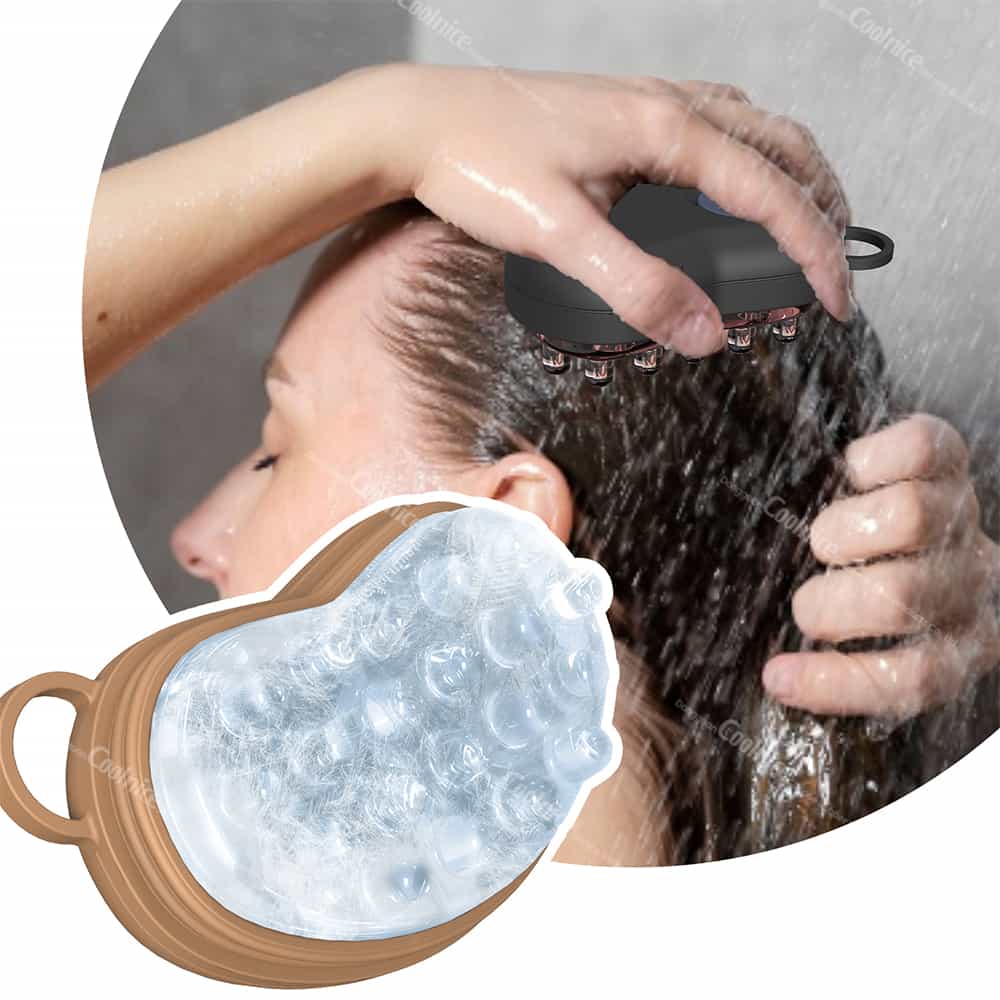 Using Ice Scalp Massager Under Shower