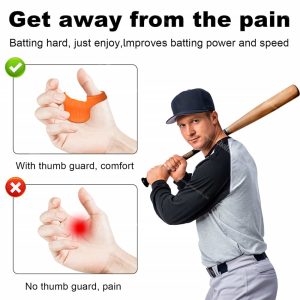 Baseball thumb guard comparison – with and without protection