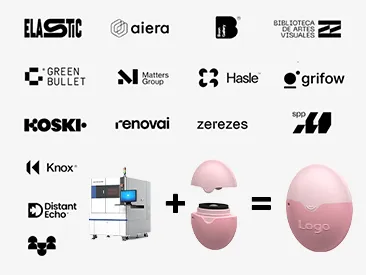 Custom silicone logo printing services with OEM brand integration