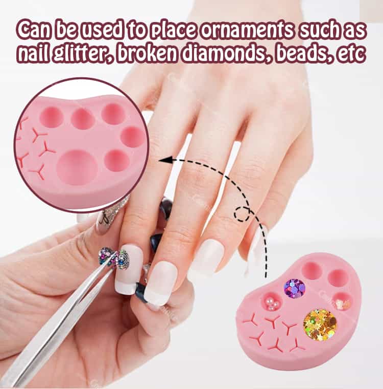 6-Compartment Silicone Lash Lift Color Mixing Palette