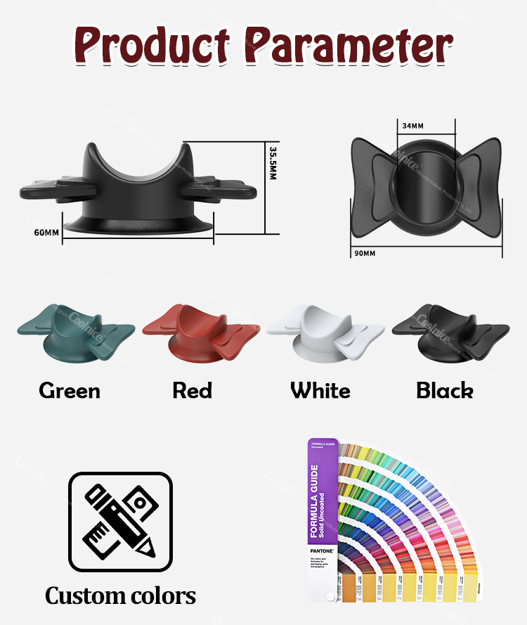 Product parameter of silicone wine rack with multiple colors