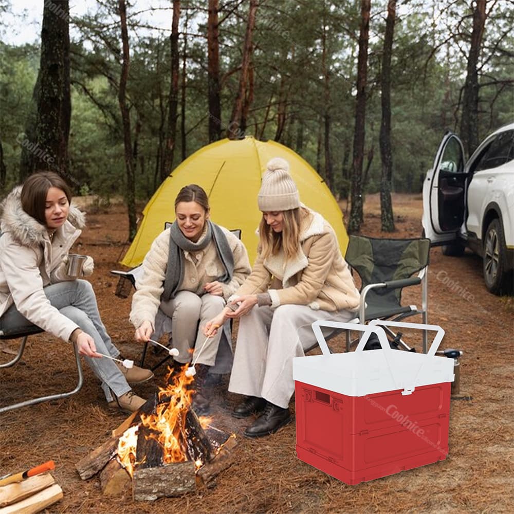 Heavy-duty camping storage box for outdoor gear