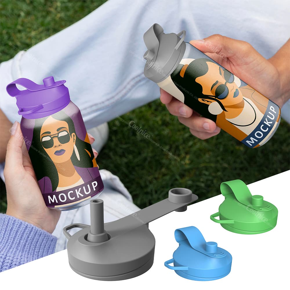 Family outdoor lifestyle using silicone can lids