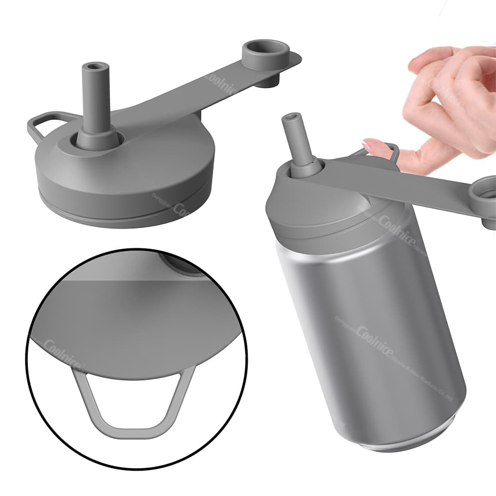 Eco-friendly reusable silicone can lid