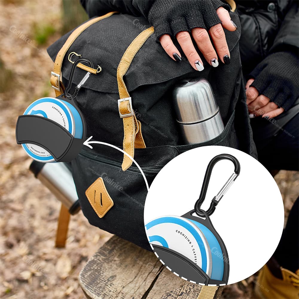 Magnetic Silicone Storage Hanging Box - Backpack Mounting