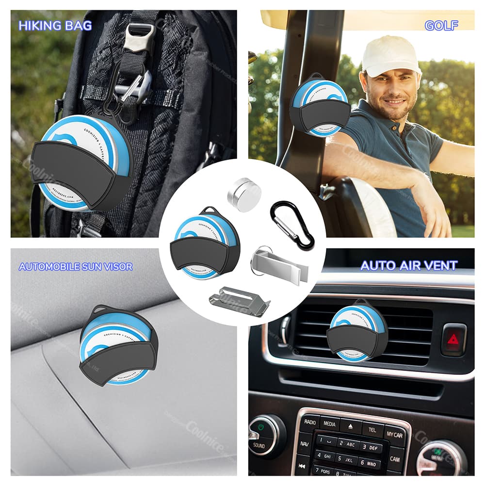 Multi-location Mounting Silicone Storage Box for Outdoor and Automotive Use