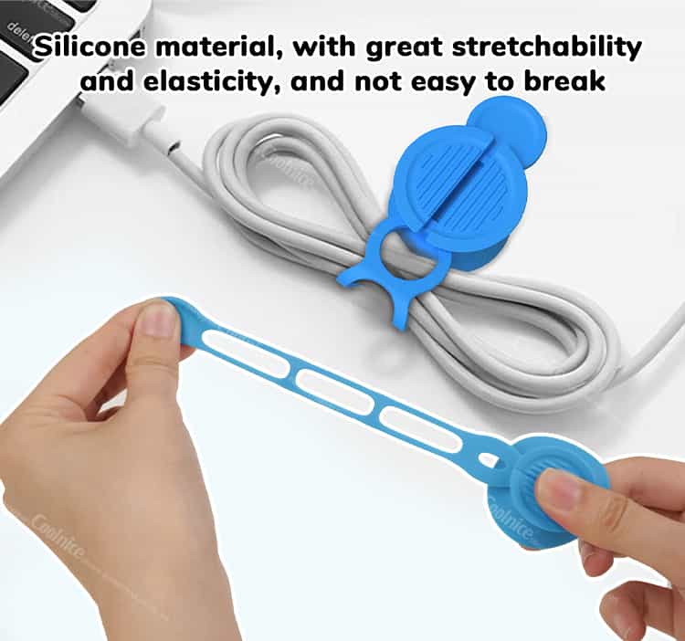 Silicone strap with suction cup design