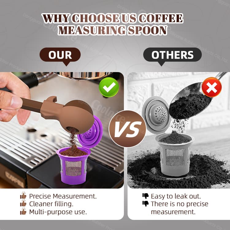 Coffee measuring spoon for accurate 15g/30g measurement