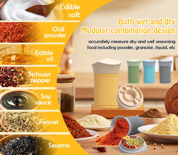 Silicone measuring cup for wet and dry ingredients