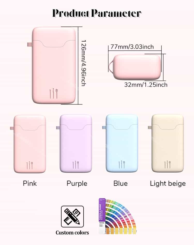 Silicone disposable lip brush holder in multiple colors