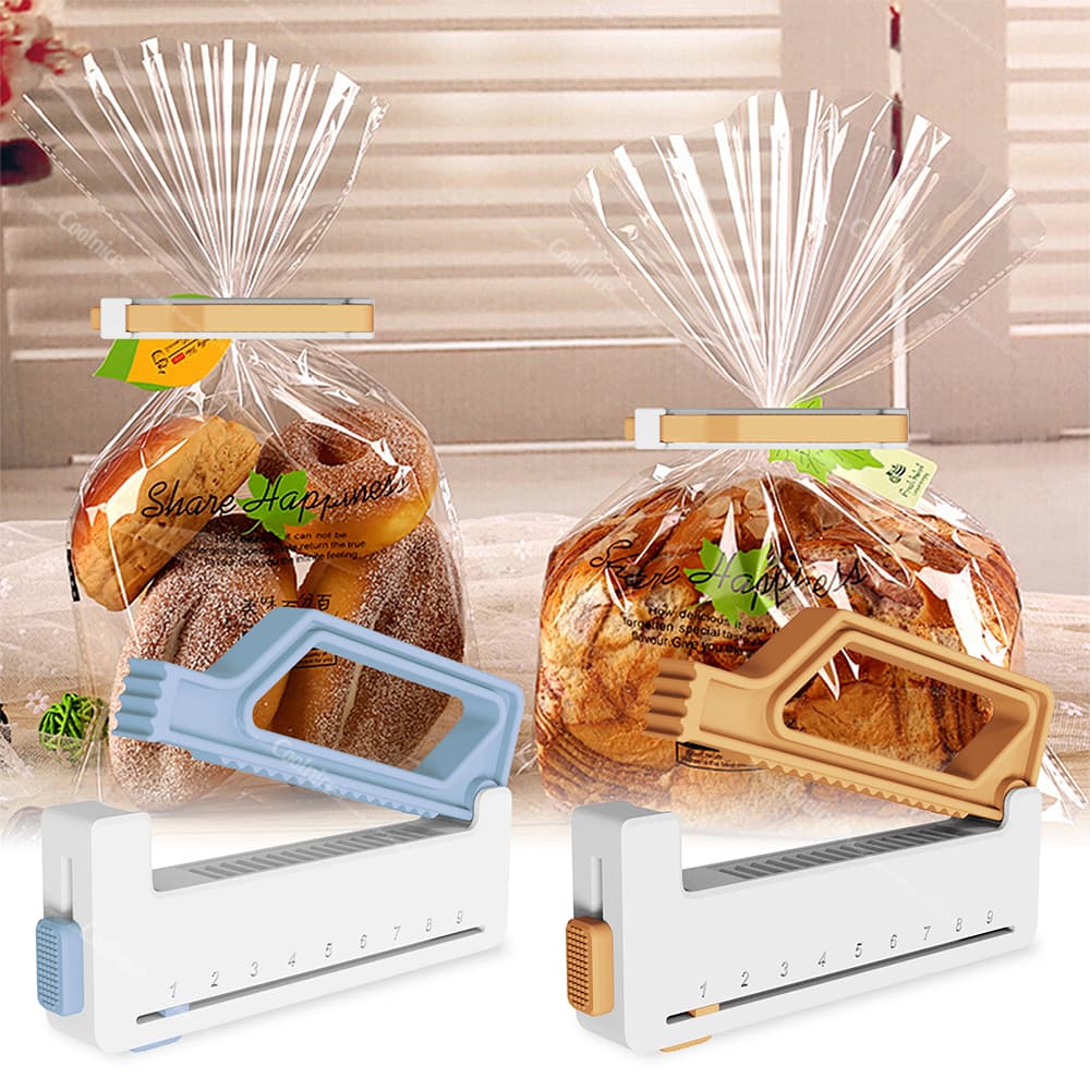 Bread bags sealed with durable food bag clips