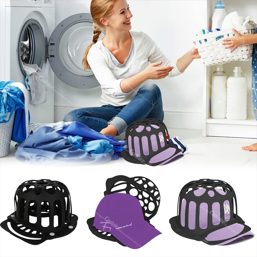 Hat washer cage for family use with kids and adults