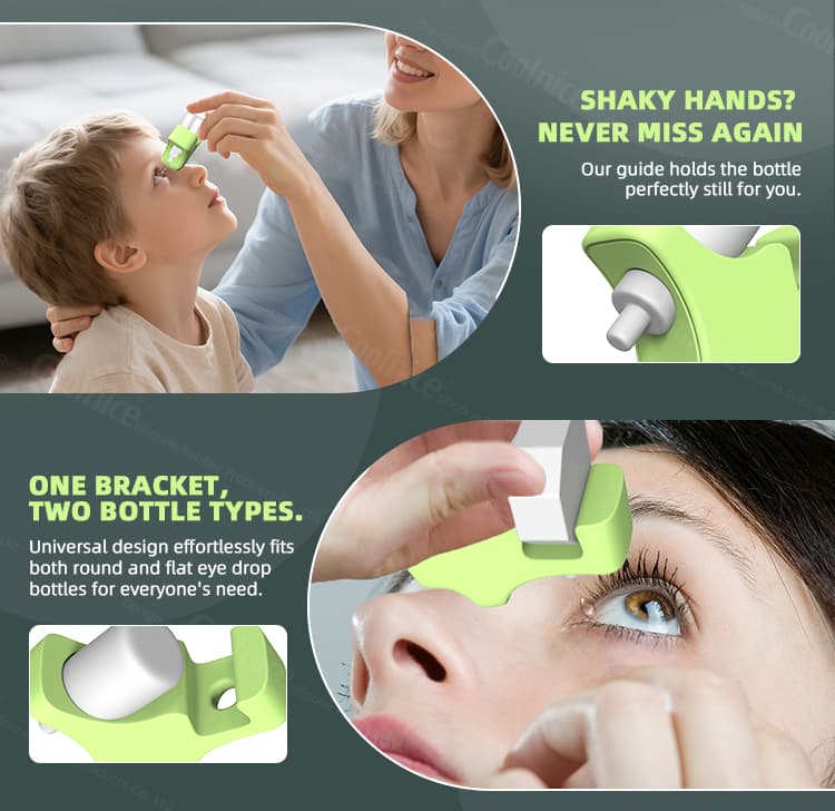 Eye Drop Holder for Shaky Hands