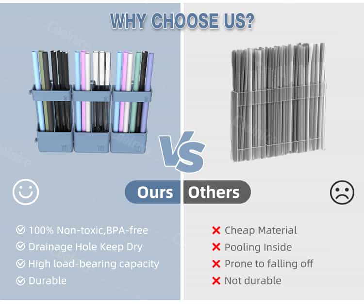 Wall Mounted Utensil Holder vs Traditional Iron Racks