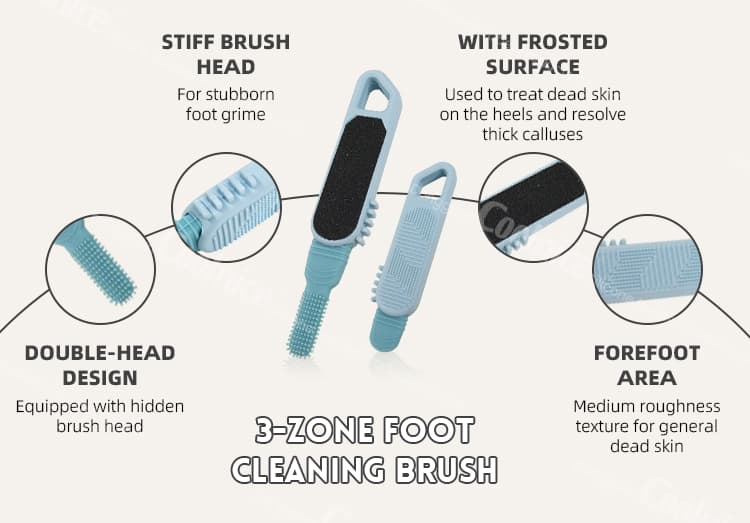 Real custom silicone brush product sample for OEM and ODM development