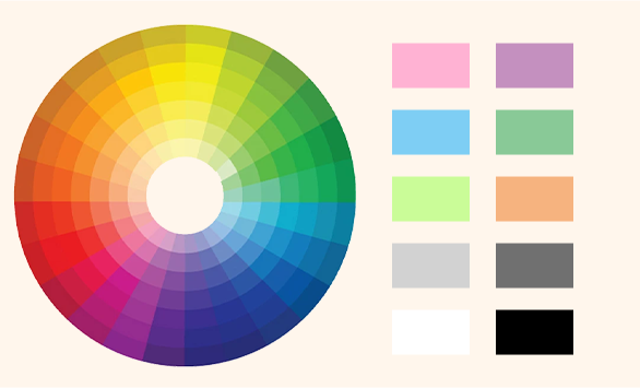 Custom silicone mat color chart with Pantone color options