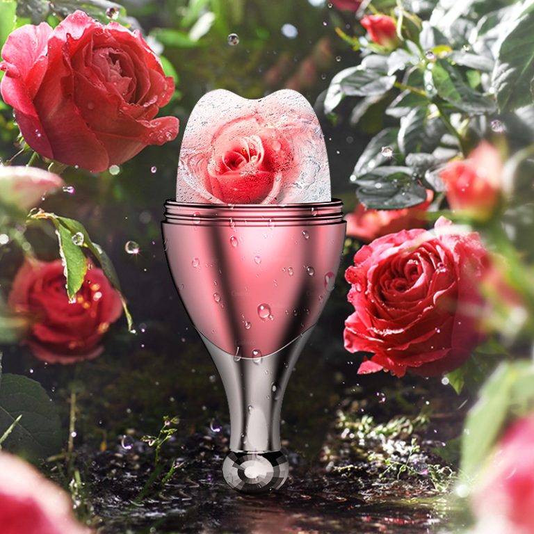 Custom Silicone Ice Face Roller with Perfume Mist Sprayer