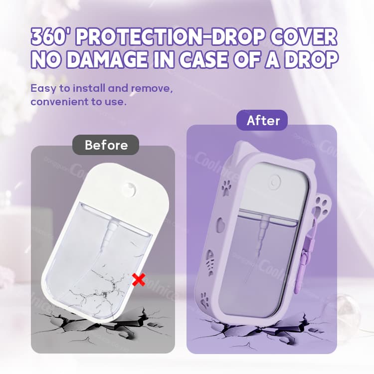 360-degree protection hand sanitizer spray case comparison