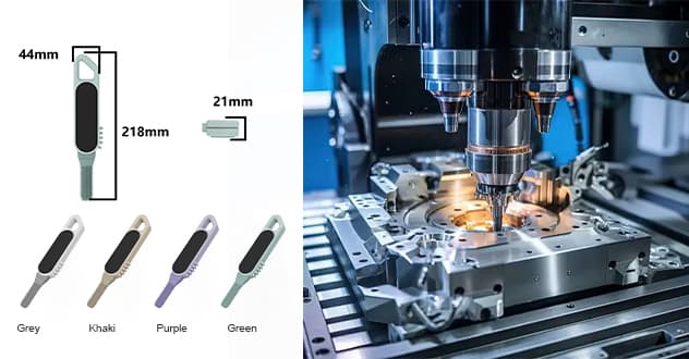 Custom silicone brush design, size customization, color options, and CNC mold development support