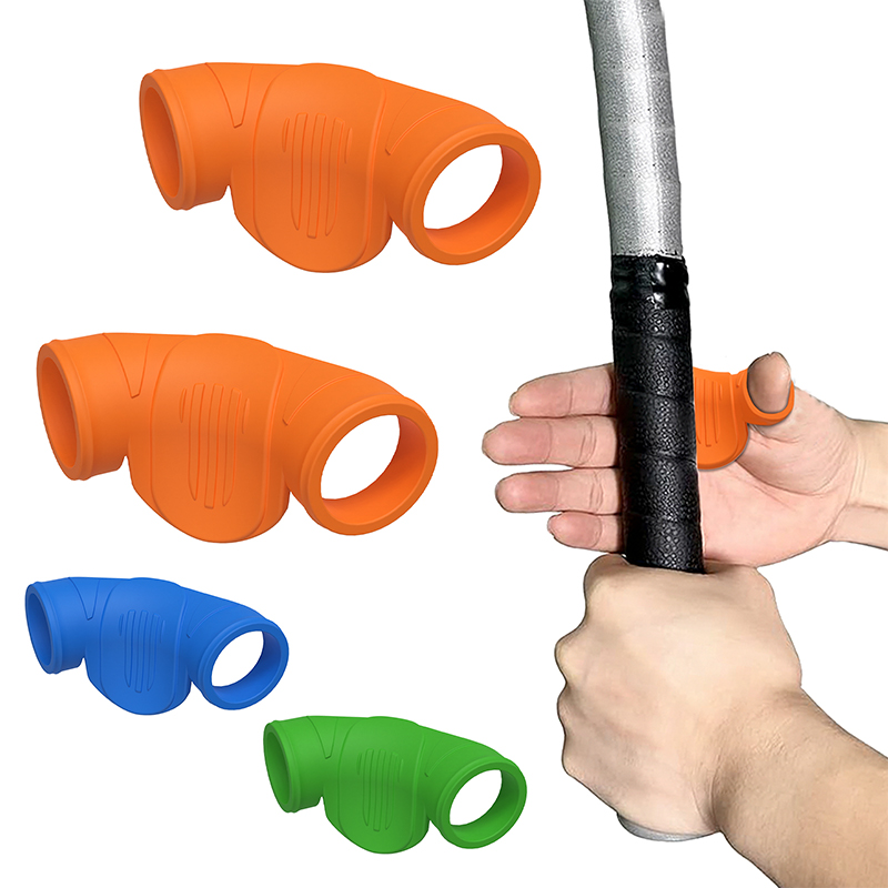 Silicone thumb grip protector for racket handles and tool grips