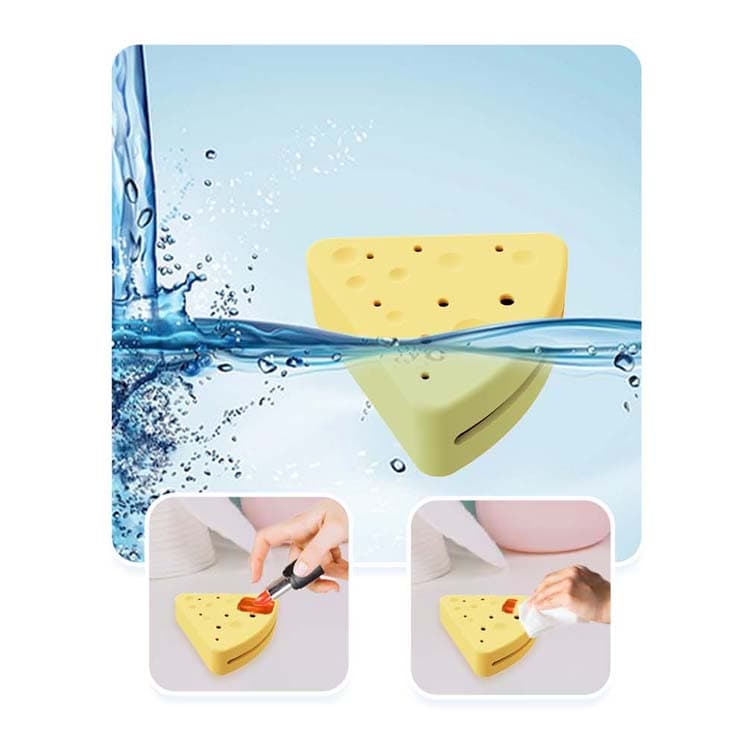 Water washing silicone makeup puff storage case