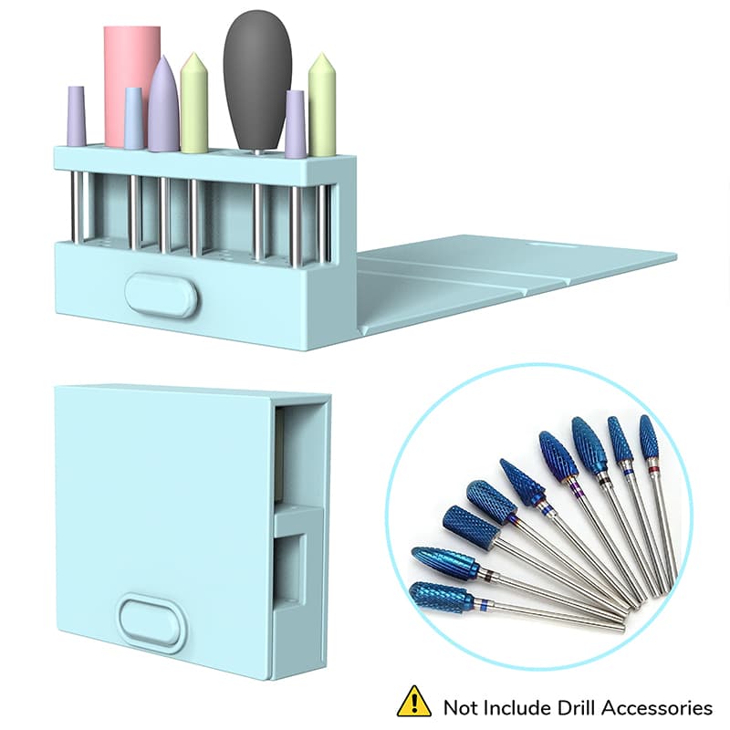 Silicone makeup tool storage bag with compartments