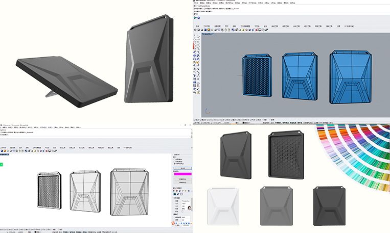3D modeling and custom color design for silicone protection covers