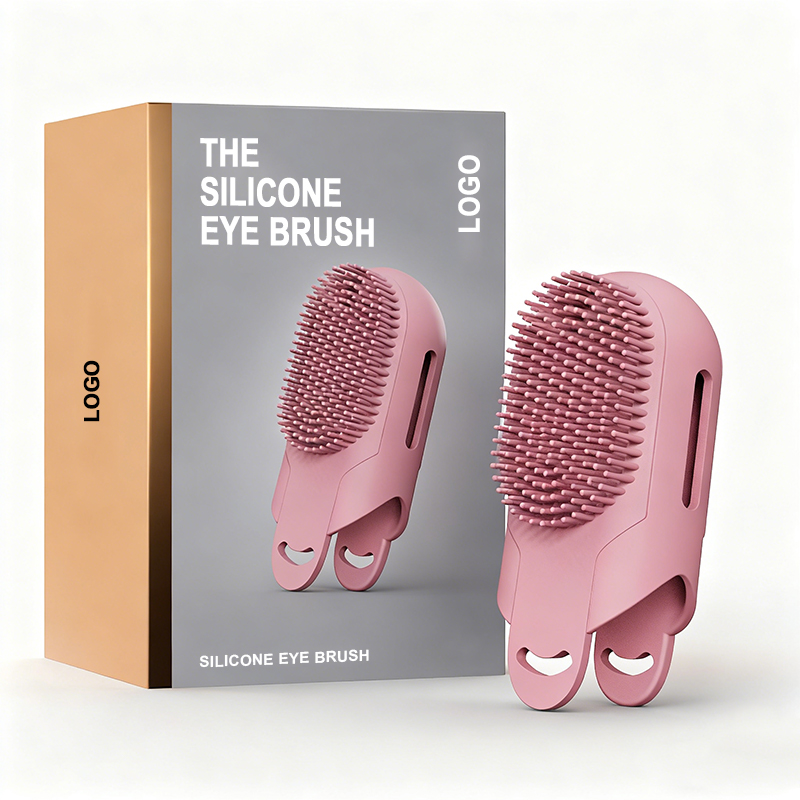 Custom packaging for silicone eye cleansing brush with branded box