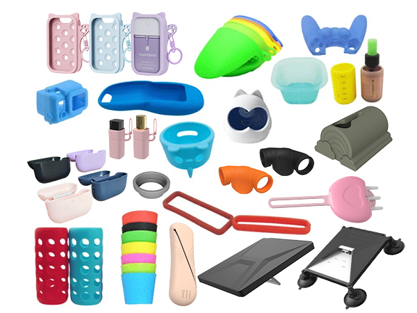 Multi-purpose silicone protection covers for beauty tools, drinkware, portable devices, outdoor gear and household products