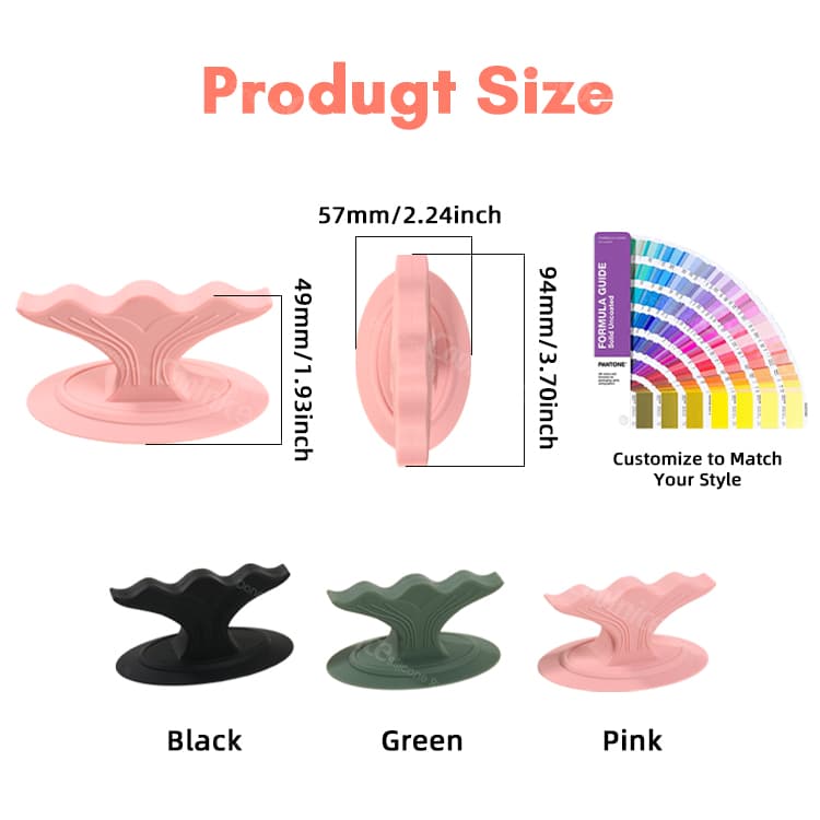 Silicone Nail Support Stand Size Guide