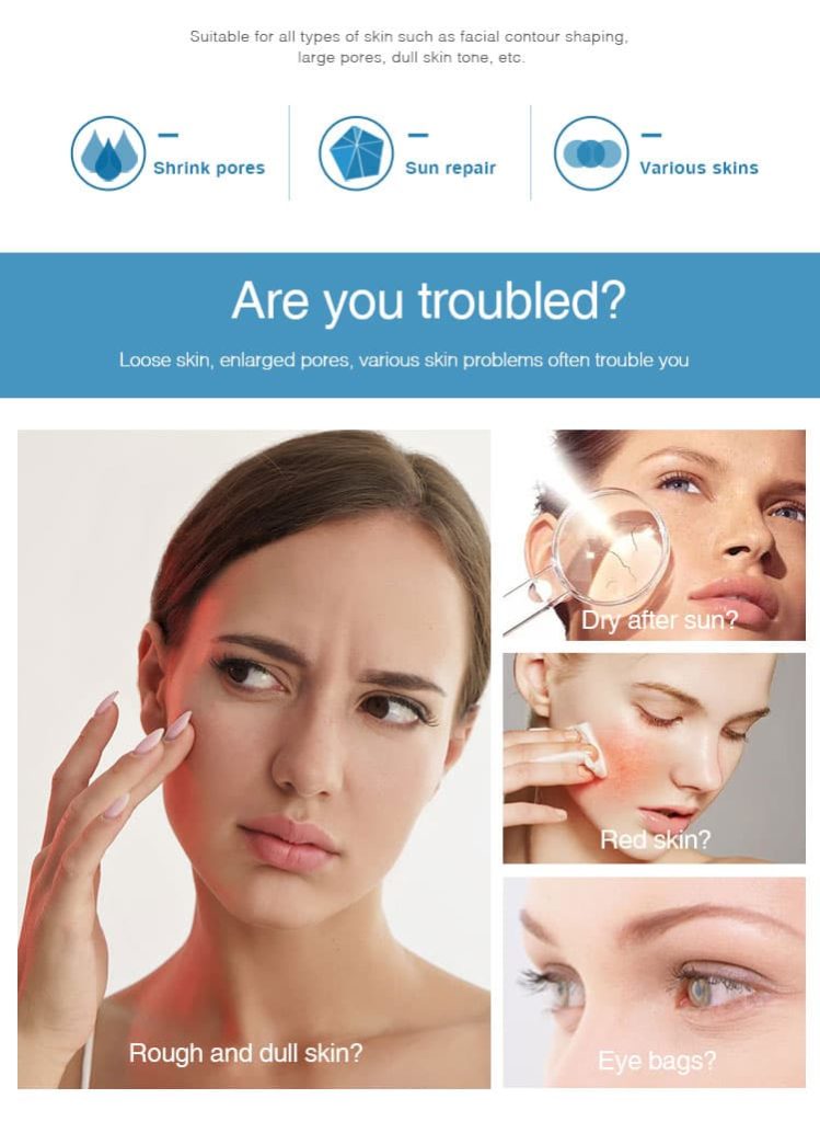 Ice Contour Roller for Sun Repair and Pore Tightening