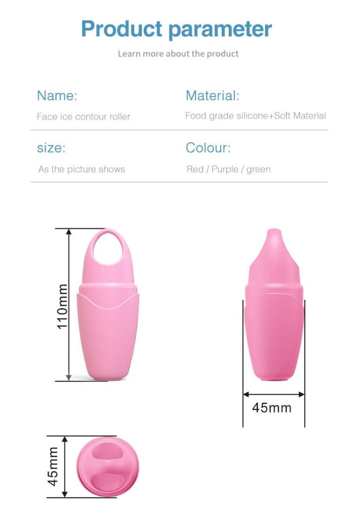 Ice Roller Product Parameters and Size Chart
