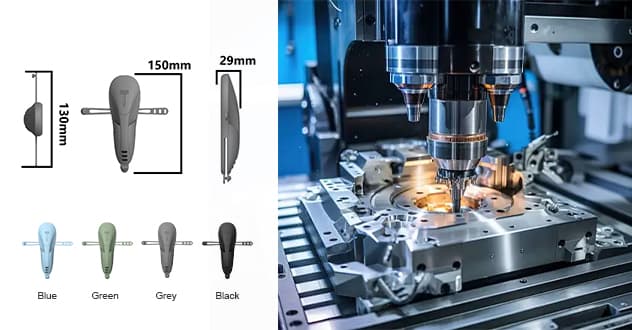 Custom silicone bags design, featuring different shapes, sizes, and colors in 3D modeling and precision prototyping.
