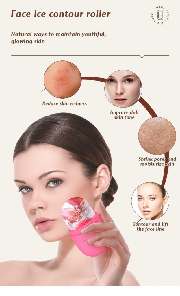 Face Ice Contour Roller for Lifting and Brightening