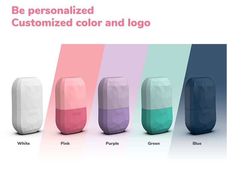 Personalized silicone ice roller with custom color and logo