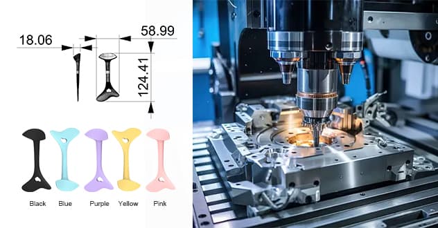 Custom silicone molds for eye makeup tools with design and size customization