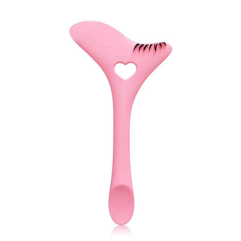 Custom silicone eyelash stamping tool with heart design