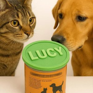 custom silicone pet food can lid