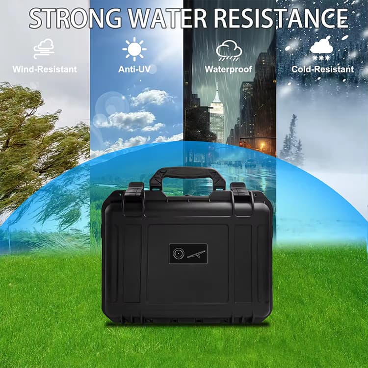 Weather-resistant Starlink hard carrying case