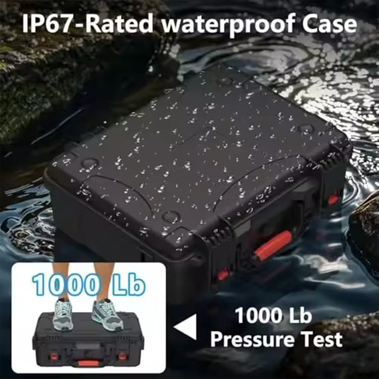 Heavy-duty Starlink hard case pressure tested