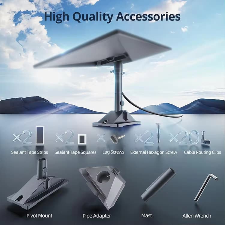 High-Quality Accessories for Starlink Mini Mounting