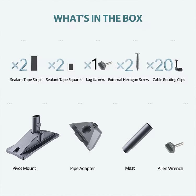 What’s in the Box for Starlink Mini Mount Kit