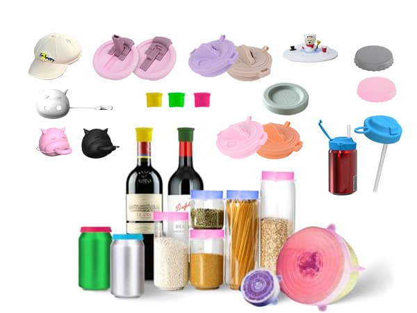 custom silicone lids for OEM and wholesale manufacturing