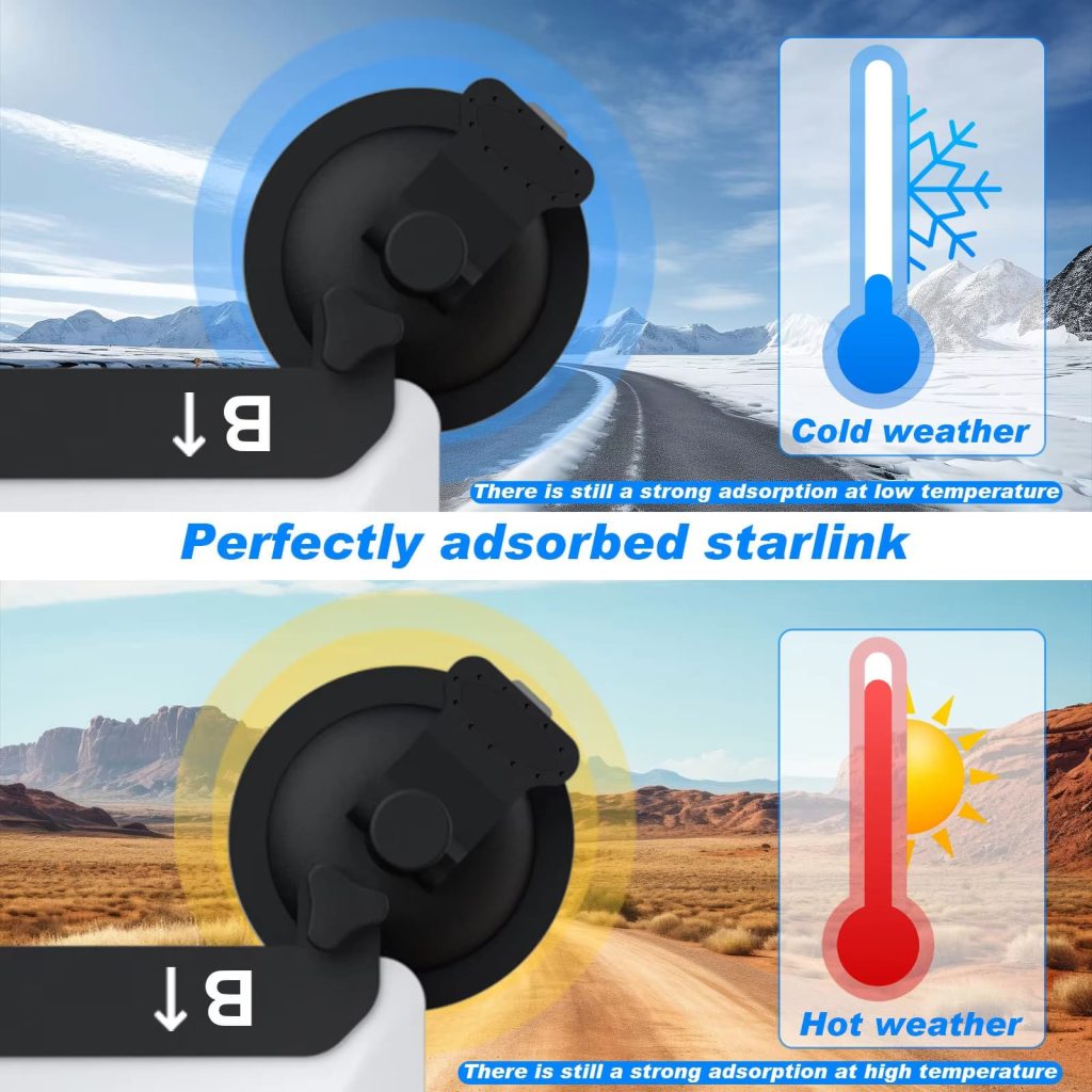 Starlink Mini Suction Cup Weather Resistance