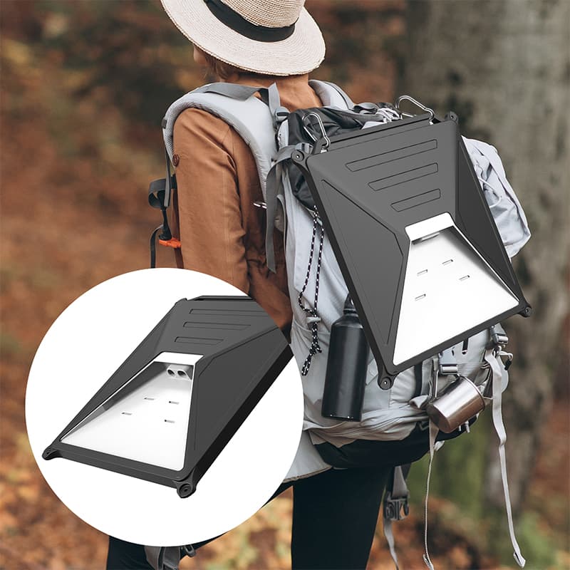 Starlink G3 silicone outdoor case with backpack mounting hooks