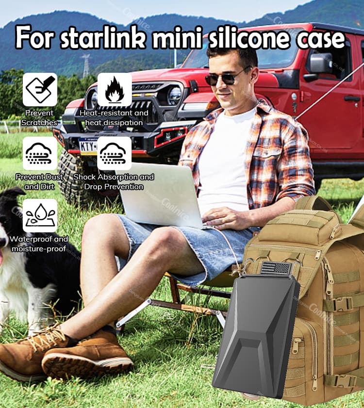 Silicone Starlink Case - Outdoor Protection